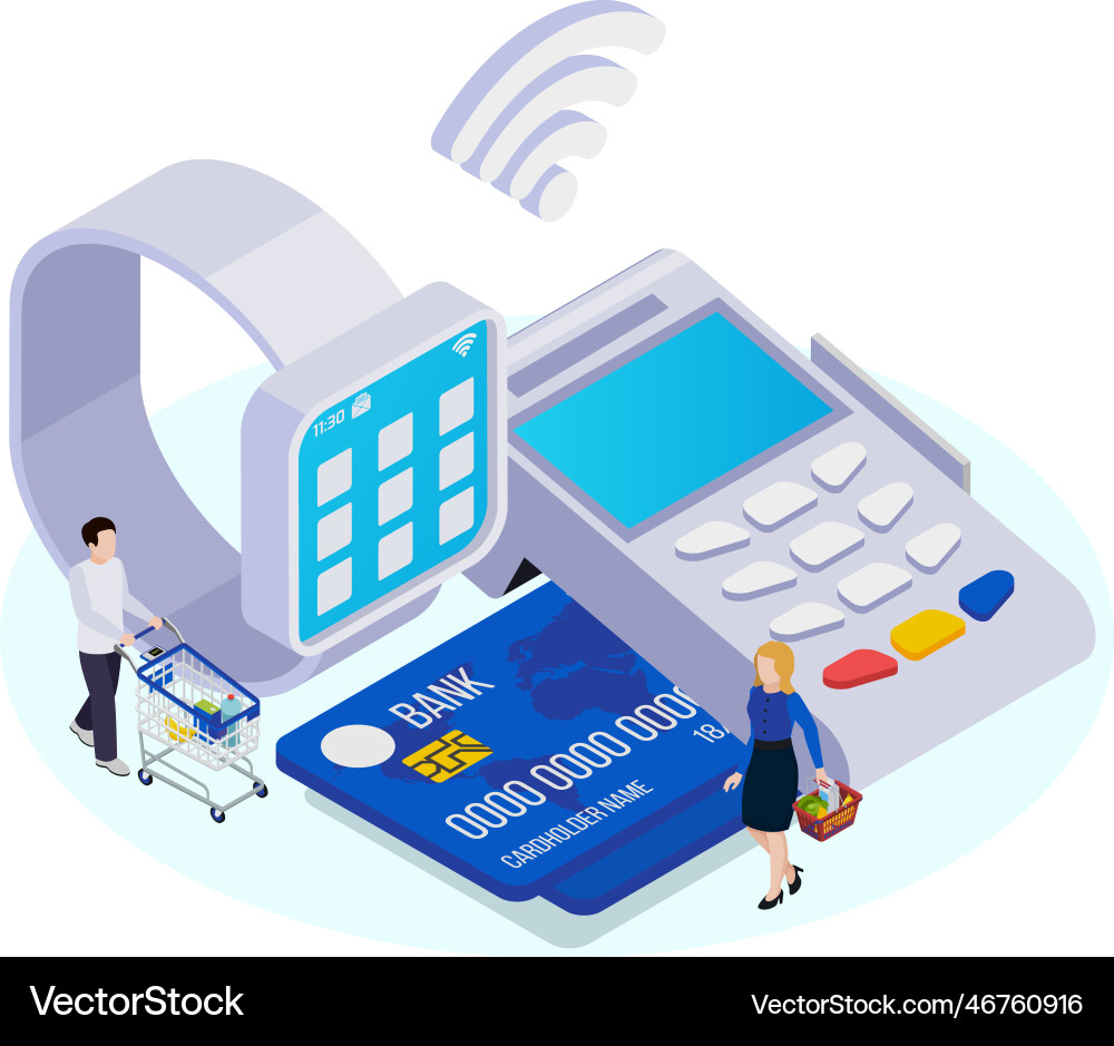 Wireless technology concept Royalty Free Vector Image