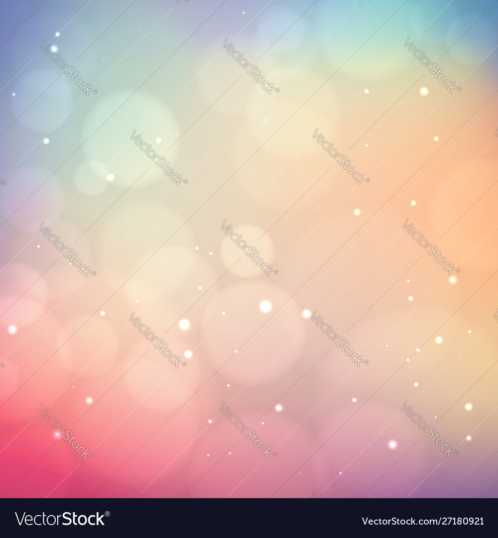 Abstract blurred background with bokeh Royalty Free Vector