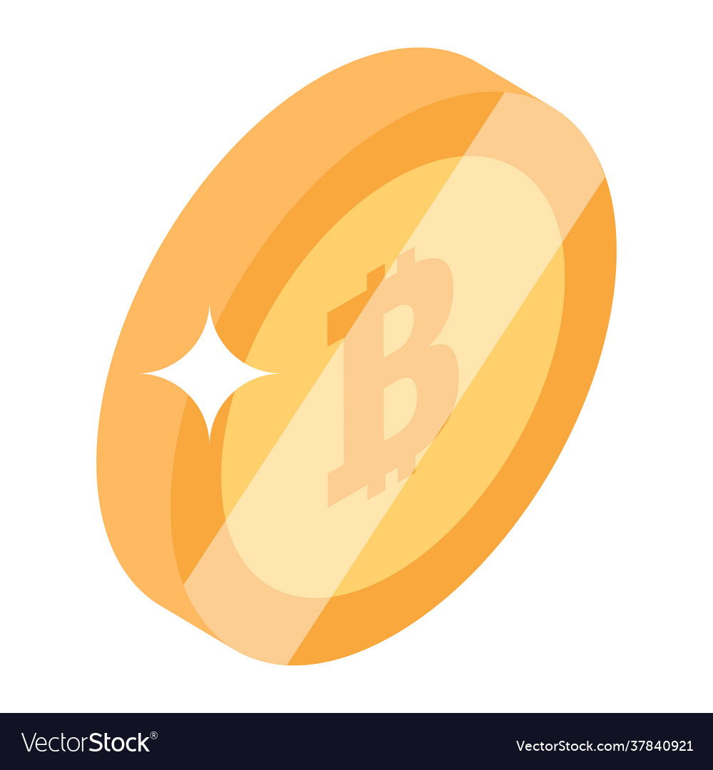 Cryptocurrency coin Royalty Free Vector Image - VectorStock