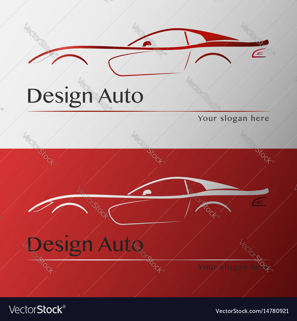 Design car with business card template Royalty Free Vector In Automotive Business Card Templates