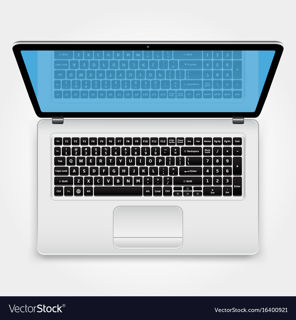 Laptop Top View Royalty Free HD Stock Photo and Image