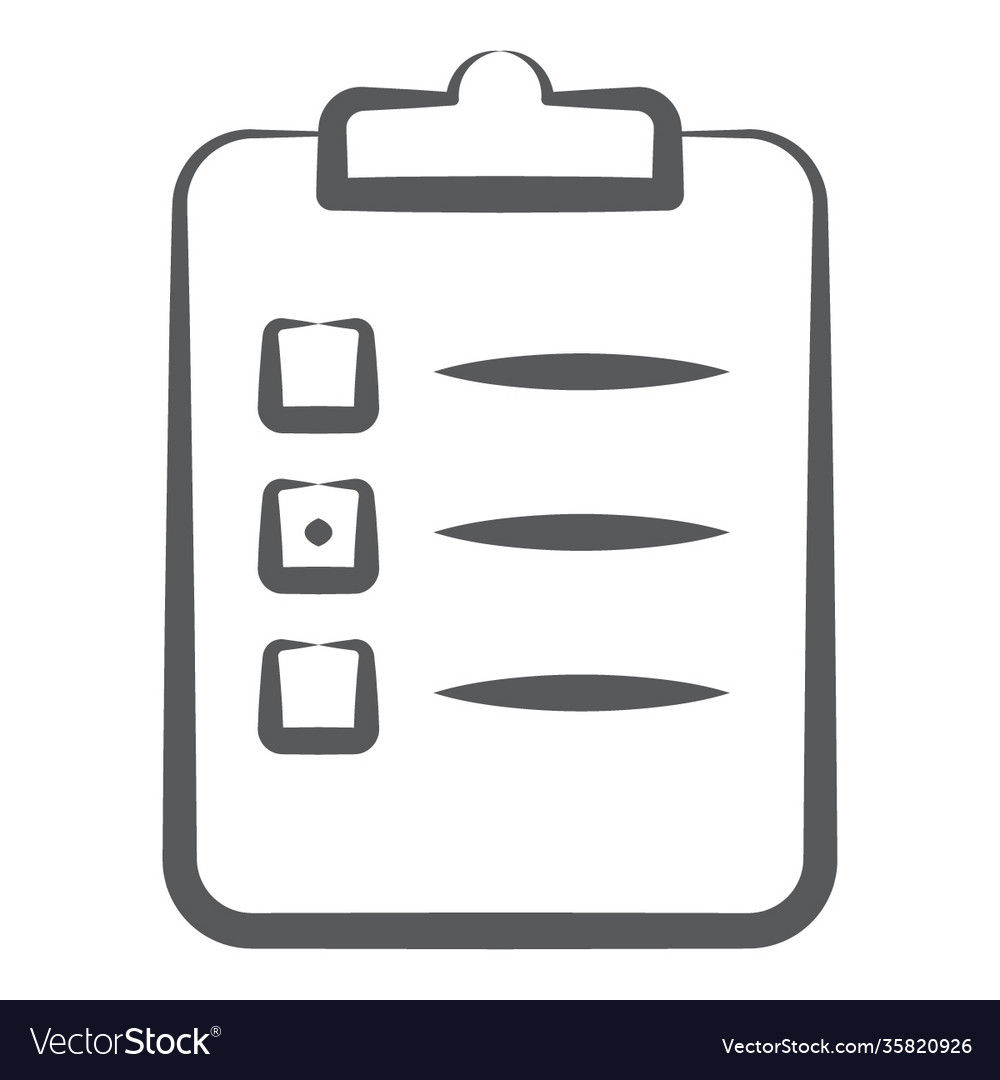Order list Royalty Free Vector Image - VectorStock