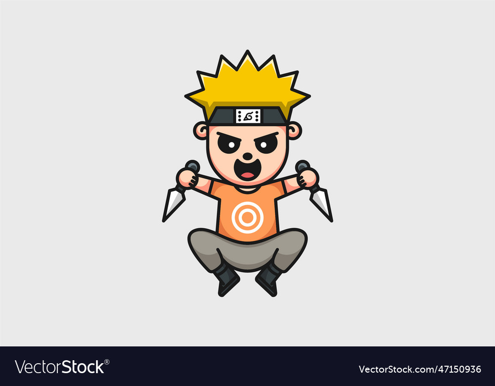 Anime person. Uchiha Obito. Stock Vector