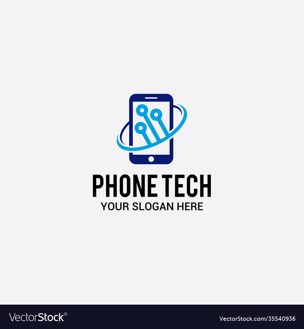 Phone tech Royalty Free Vector Image - VectorStock