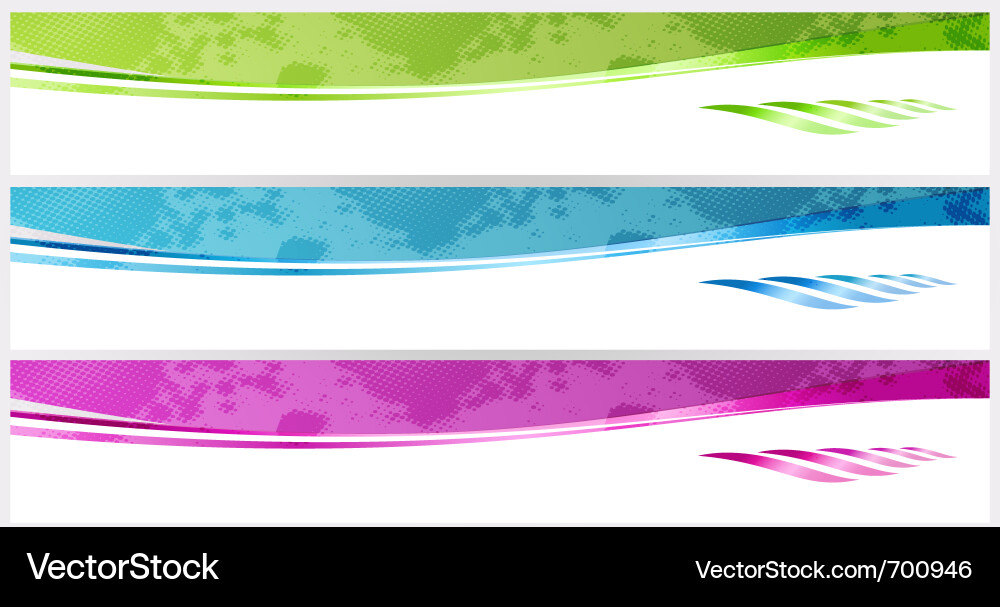 Banners Royalty Free Vector Image - VectorStock