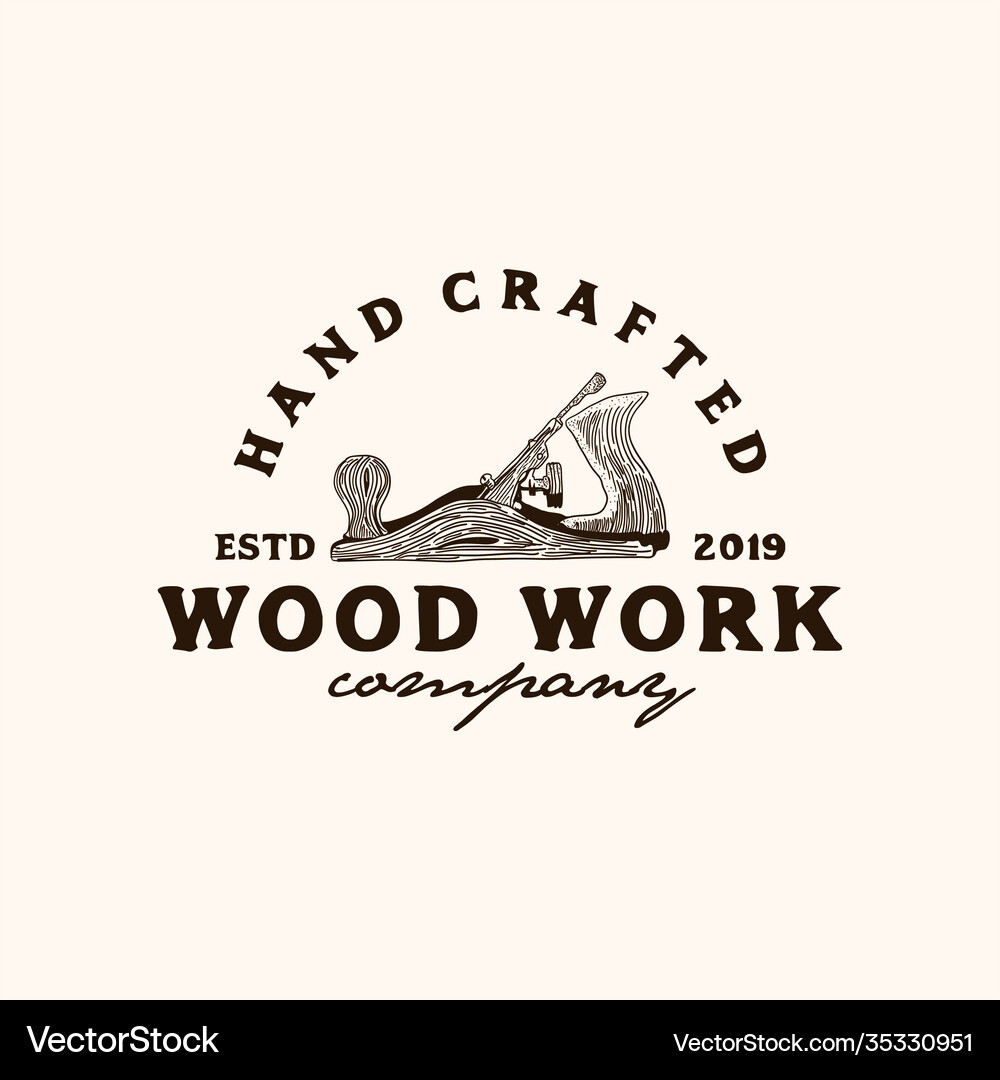 Wood work Royalty Free Vector Image - VectorStock