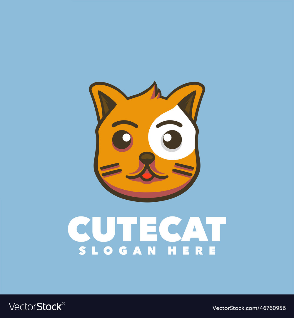 Cat mascot Royalty Free Vector Image - VectorStock