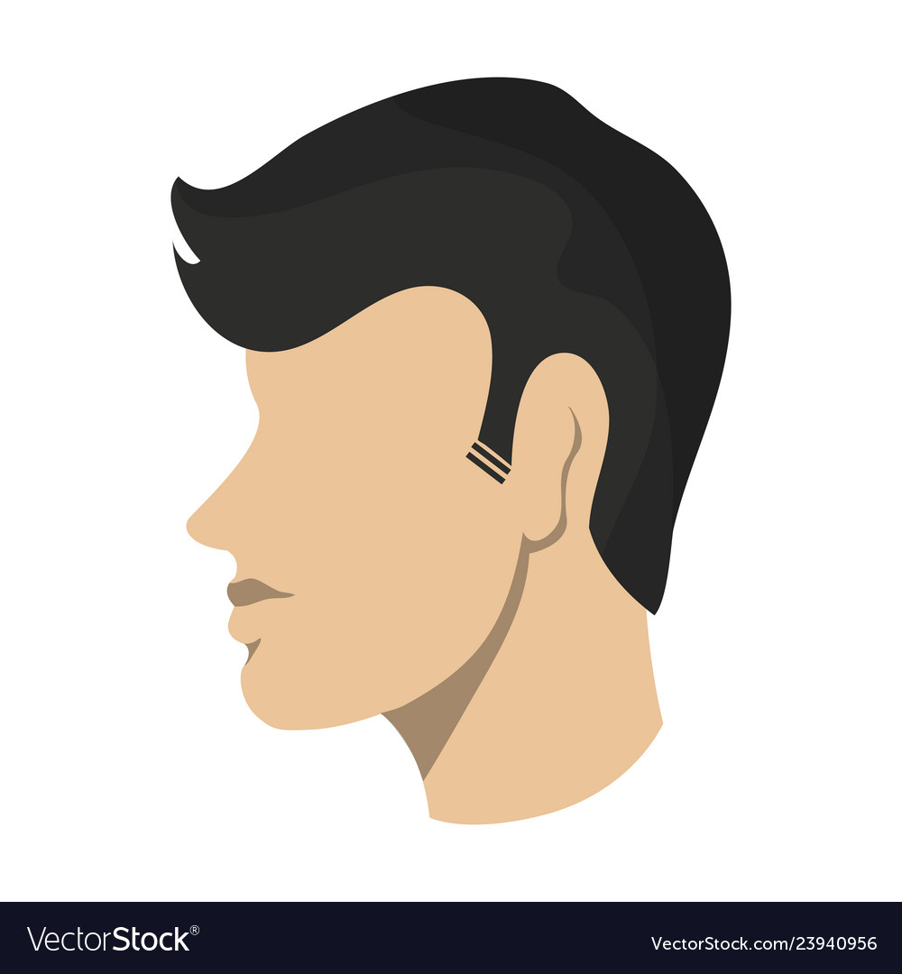 Man faceless head avatar Royalty Free Vector Image