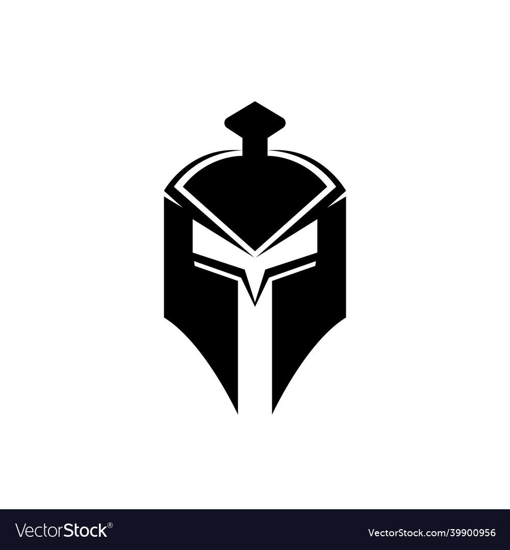 Mask gladiator template Royalty Free Vector Image