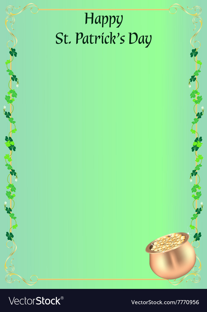 st patrick day invitation