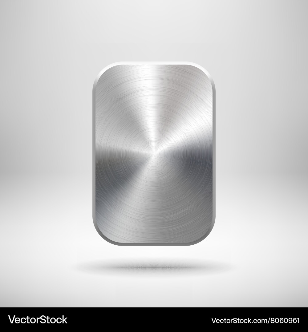 Abstract Rectangle Button Template Royalty Free Vector Image