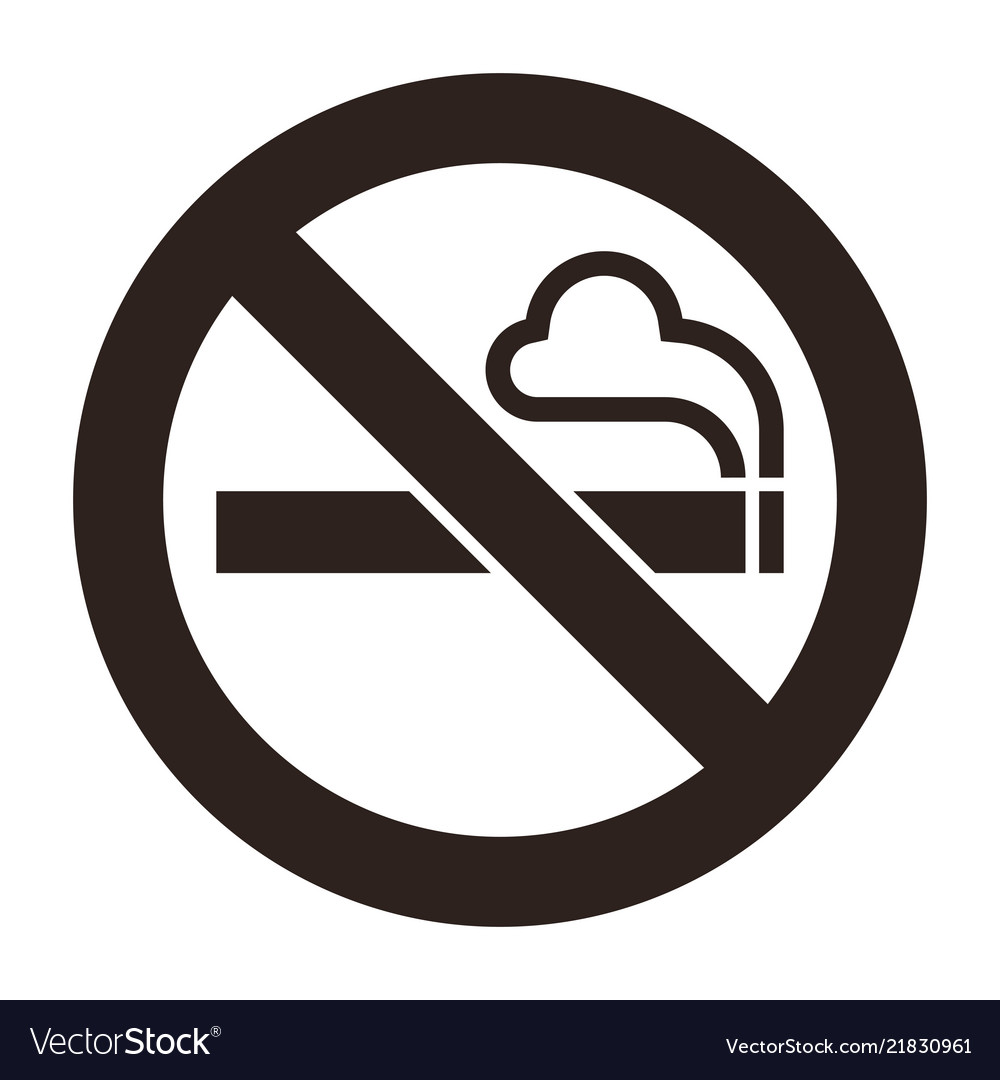 No Smoking Symbol Vector