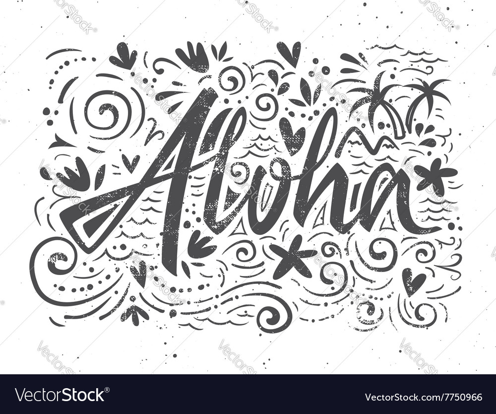 Aloha shirts to print Royalty Free Vector Image