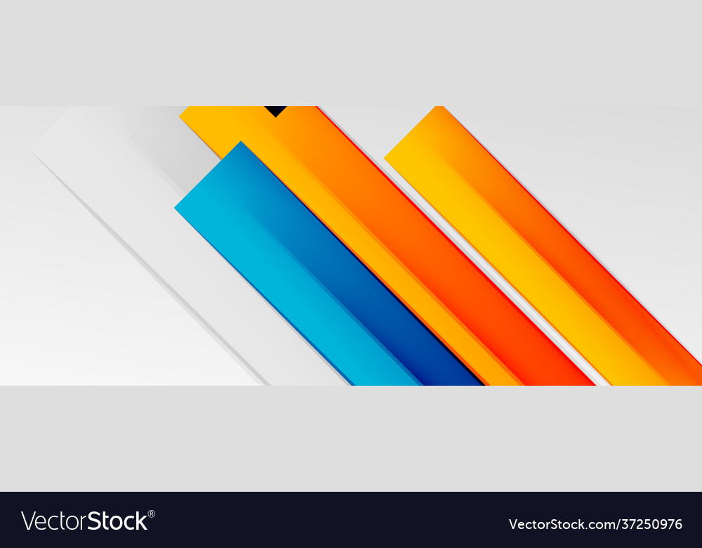 Multicolored lines background design template Vector Image