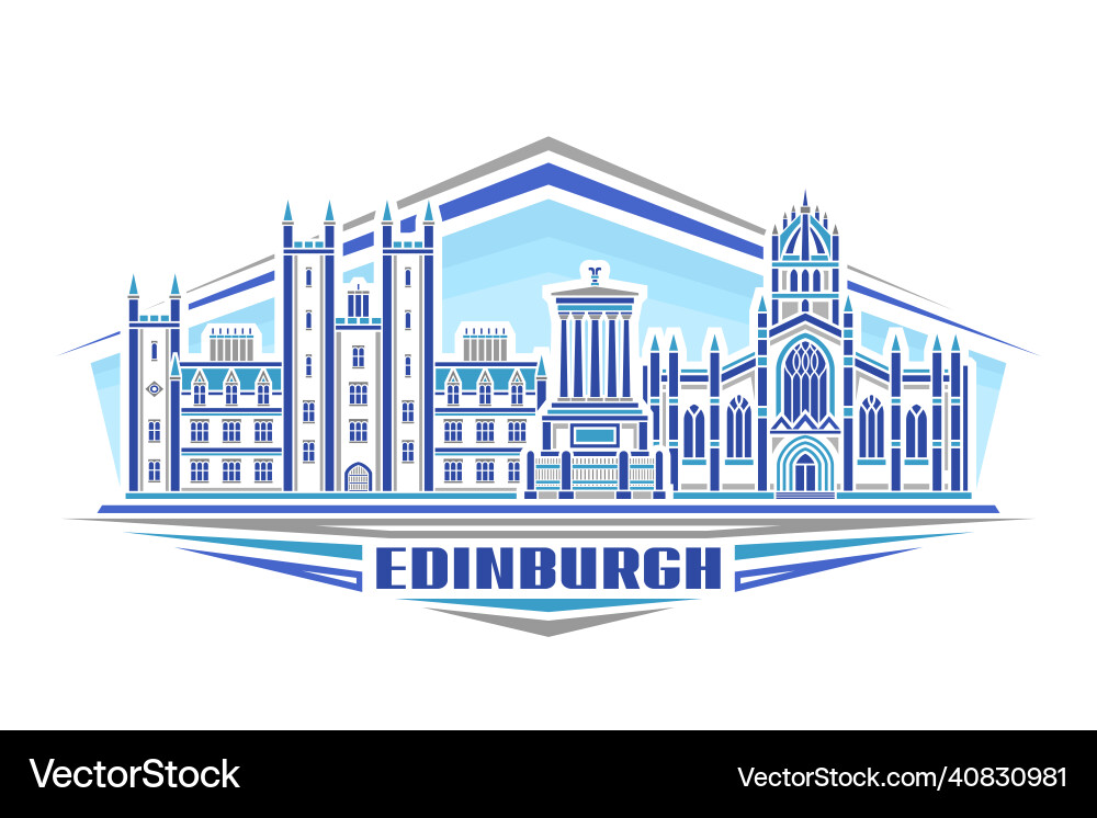 Edinburgh Royalty Free Vector Image - VectorStock