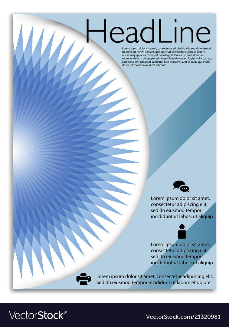 Infographics In Brochures For Minimalist Design Vector Image