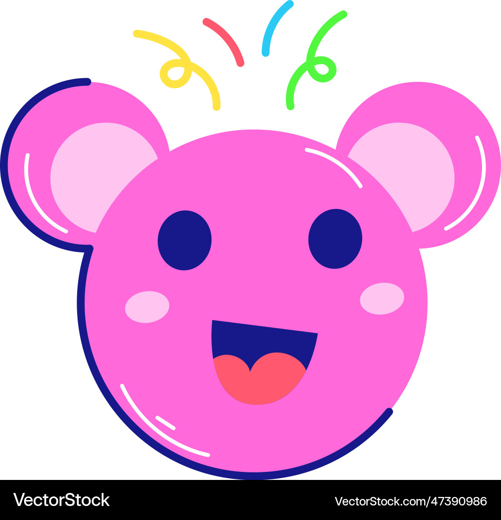 Bear face Royalty Free Vector Image - VectorStock