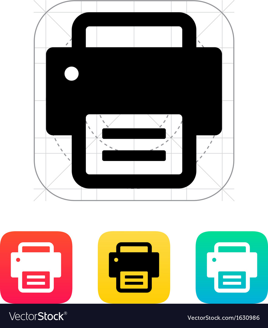 Text print icon Royalty Free Vector Image - VectorStock