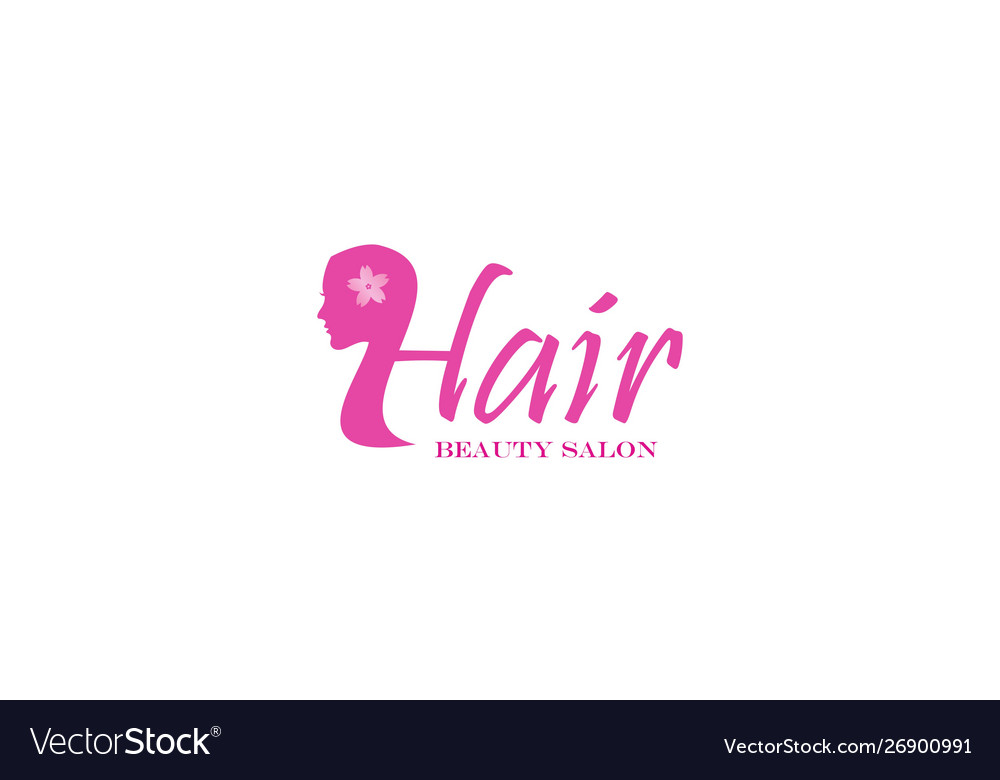 Spa treatment salon logo beauty woman salon logo Vector Image