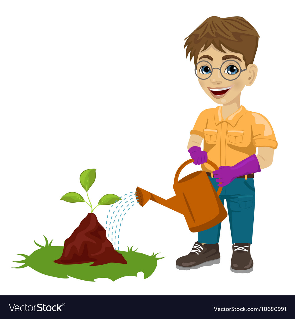 Featured image of post Boy Watering Plants Clipart