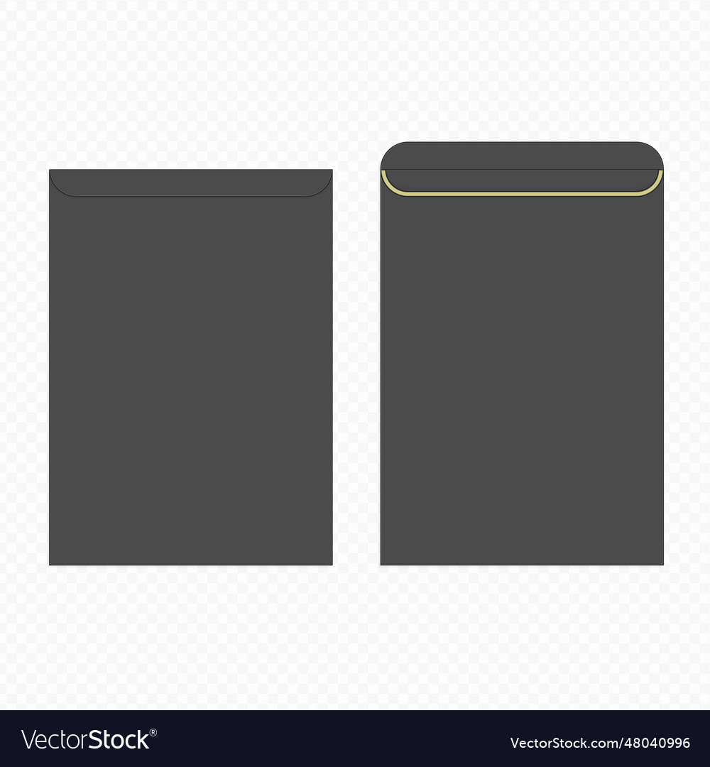 A4 envelope template Royalty Free Vector Image