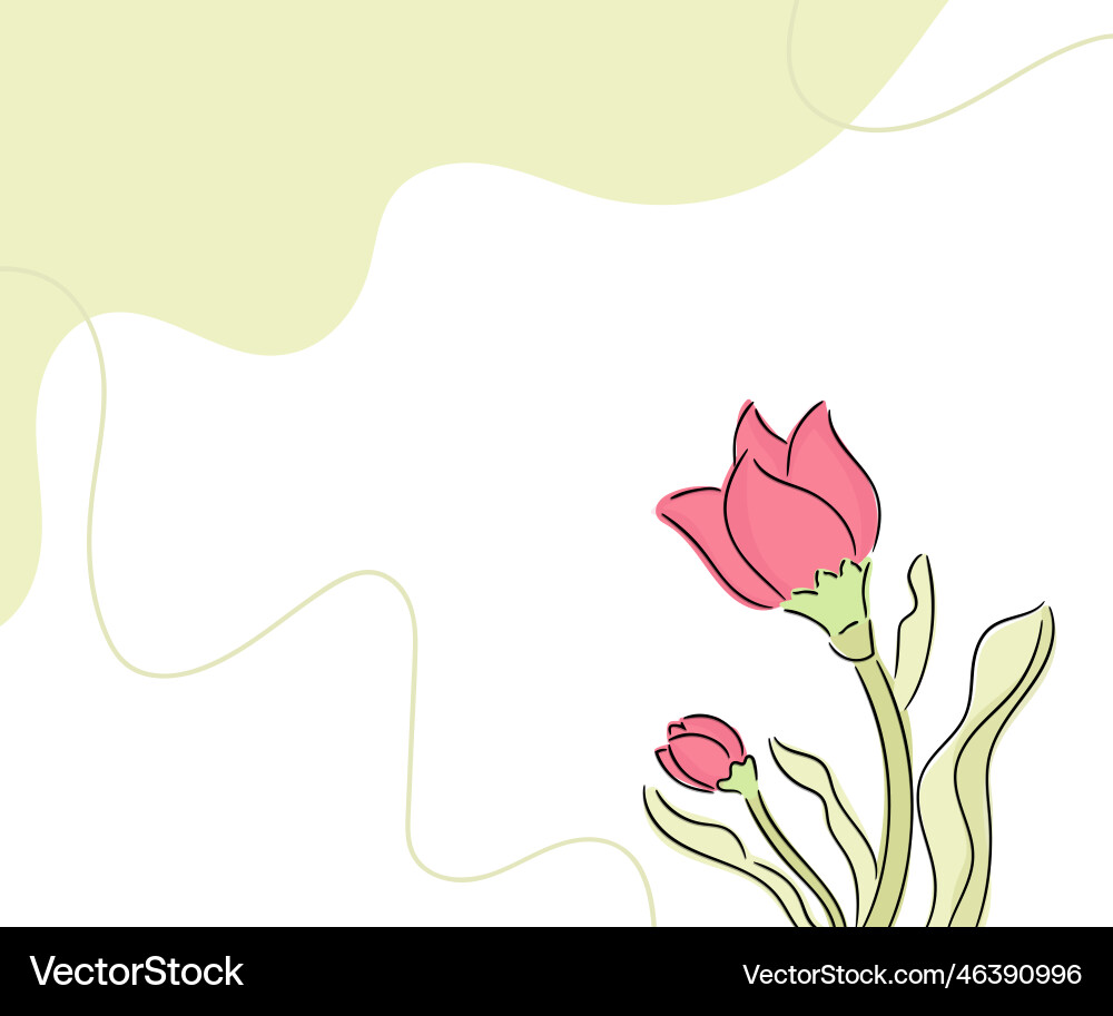 Floral background Royalty Free Vector Image - VectorStock