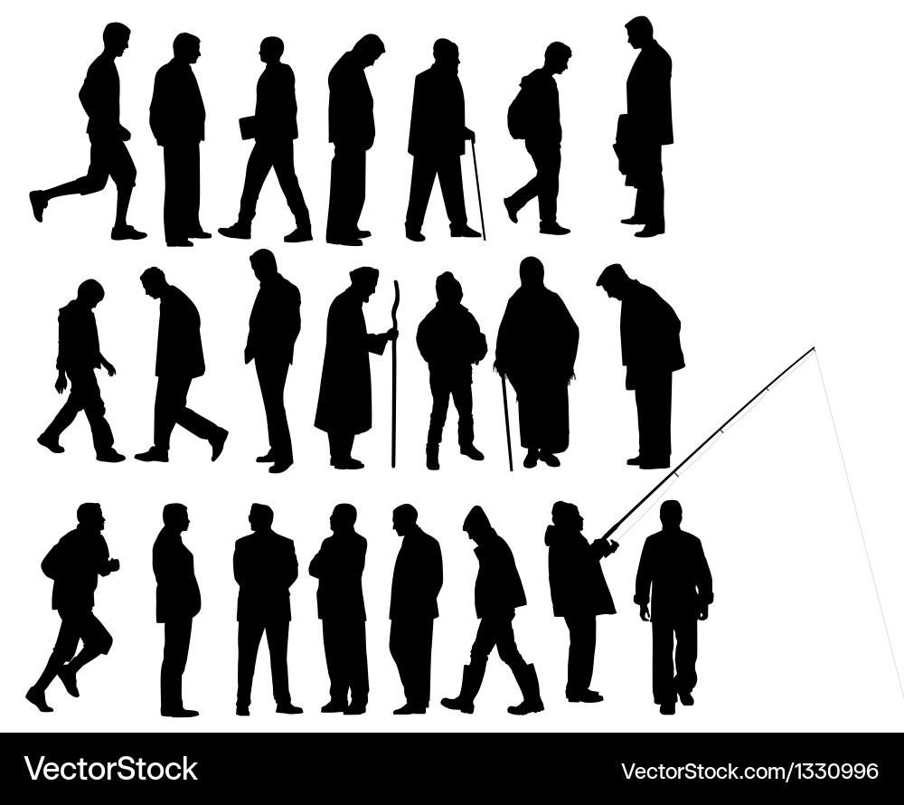 People Royalty Free Vector Image - VectorStock