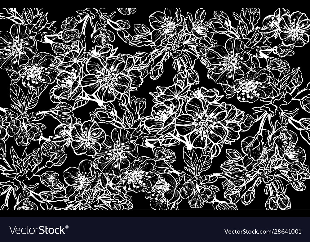 Floral seamless pattern Royalty Free Vector Image