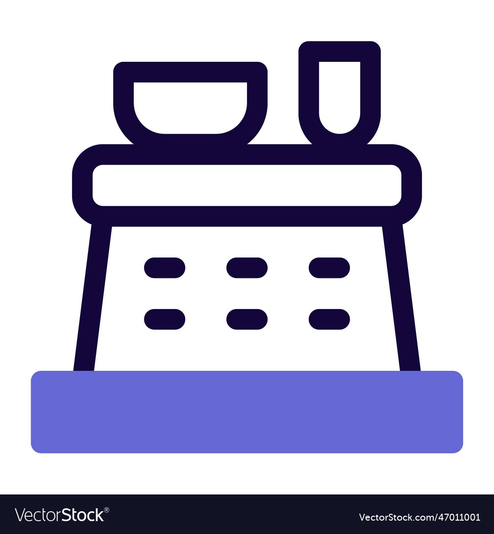 Kotatsu a low wooden table covered by futon Vector Image