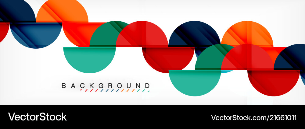 Circle abstract background geometric Royalty Free Vector