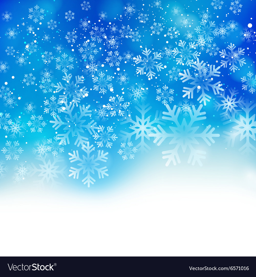 Christmas snowflakes background Royalty Free Vector Image