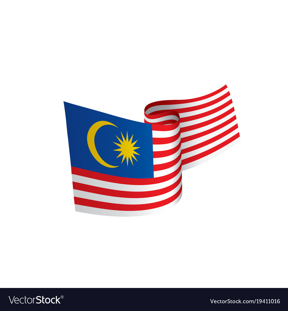 Malaysia flag Royalty Free Vector Image - VectorStock