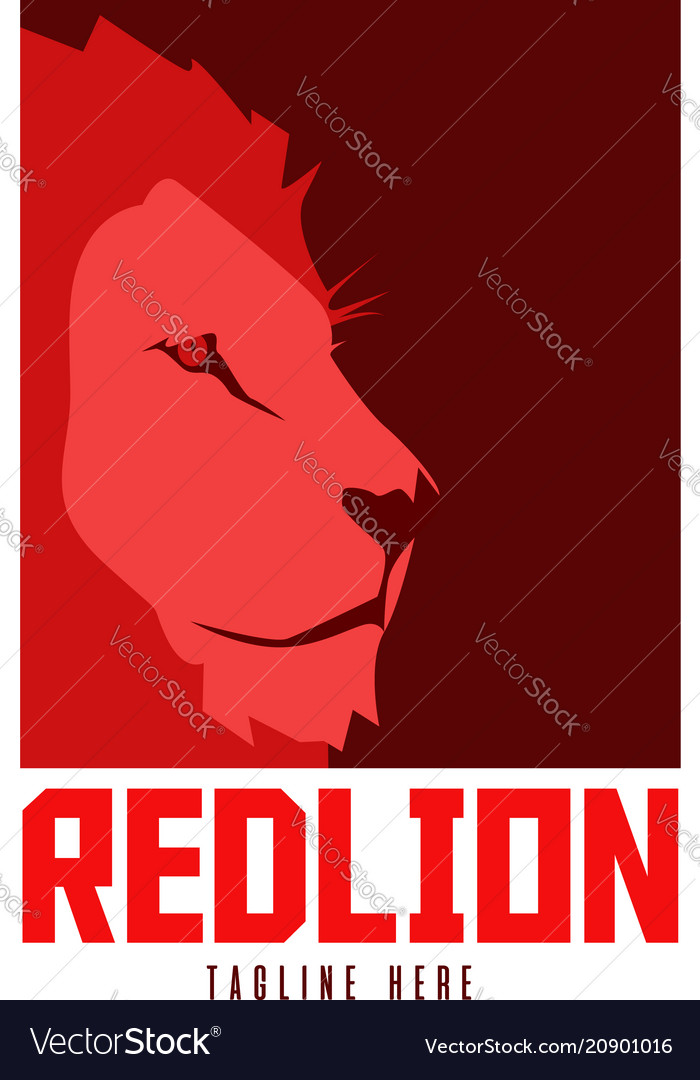red lion logo royalty free vector image vectorstock red lion logos