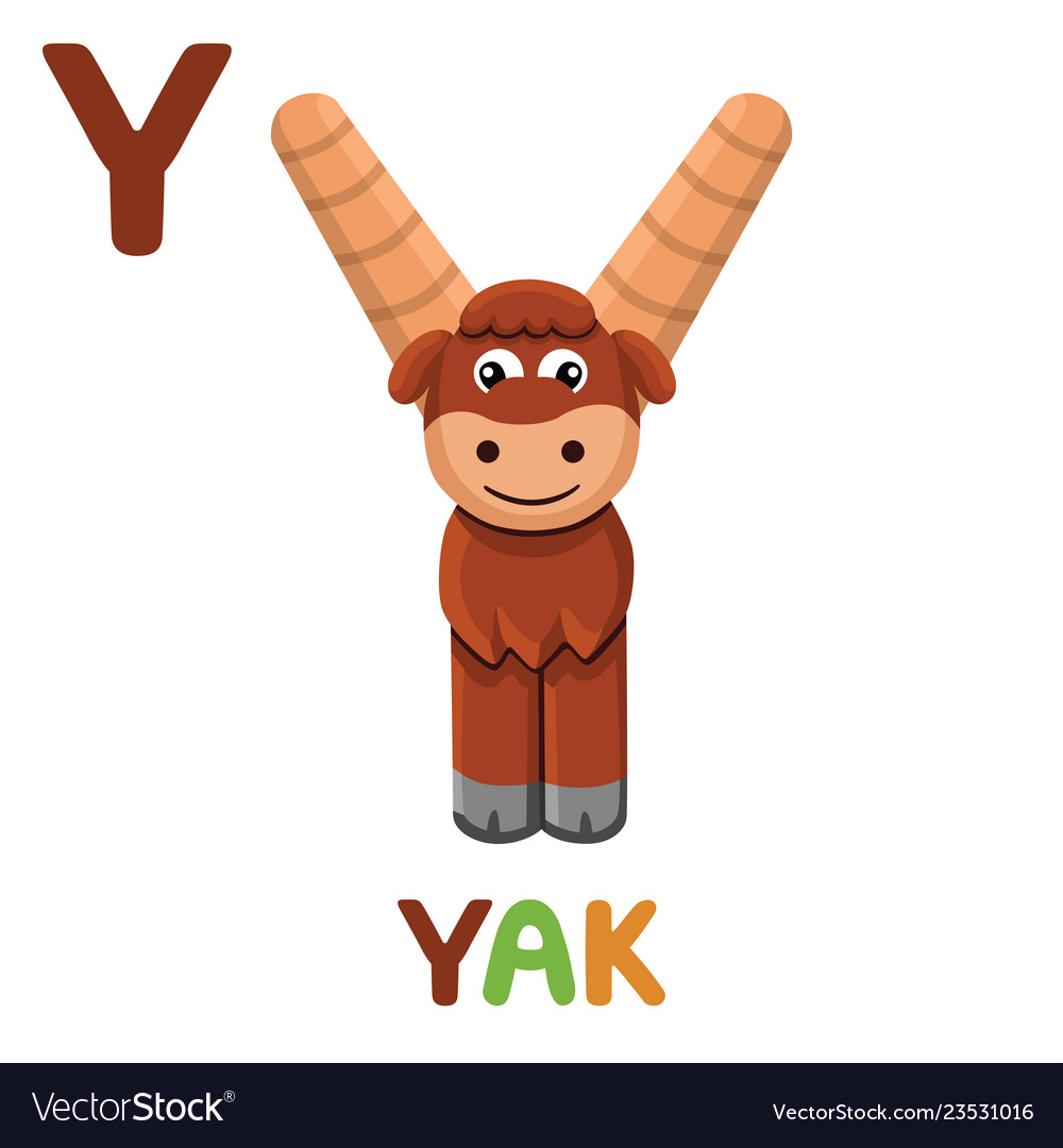  Yak Letter Y Alphabet Lore Animals For Boys, Girls