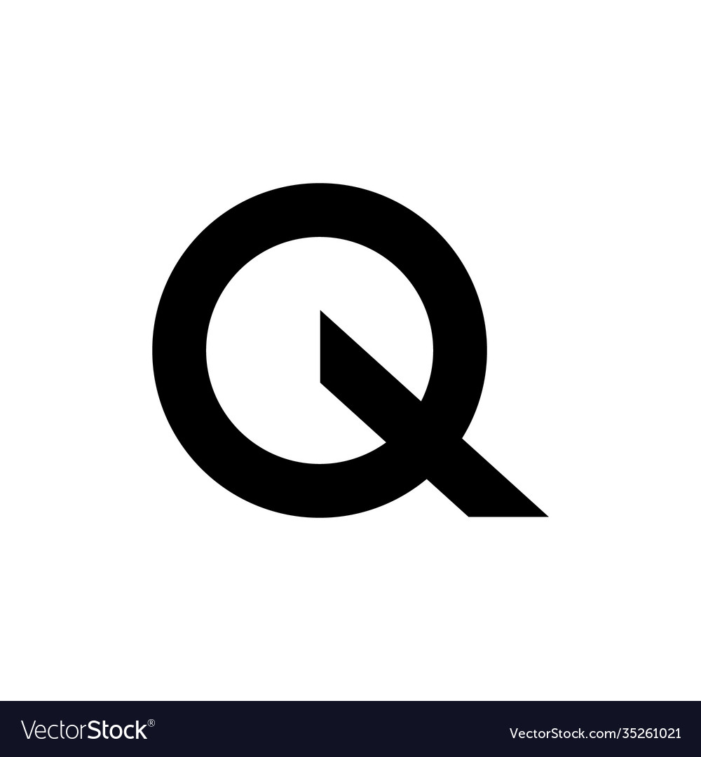 Q symbol logo icon Royalty Free Vector Image - VectorStock