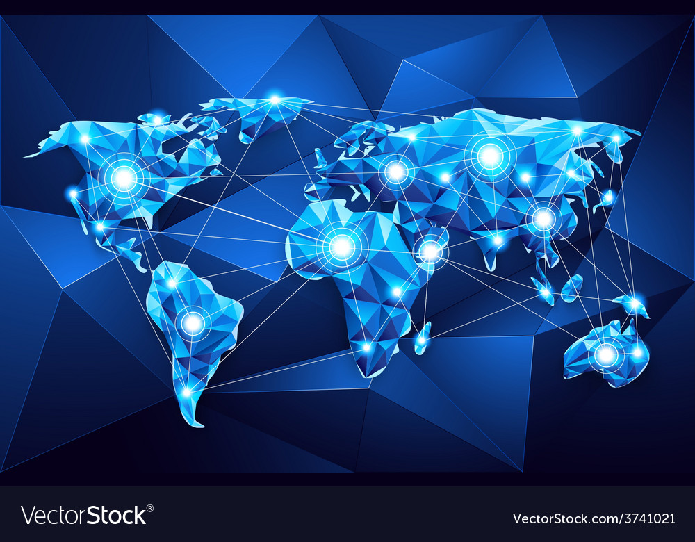 global connections map