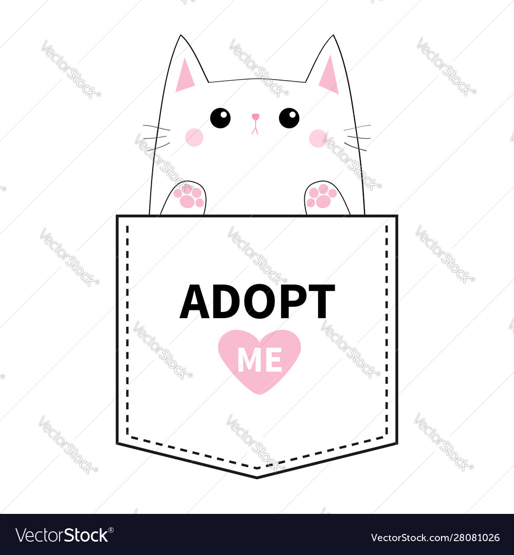 Adopt Me Kitty Stock Illustration 72848857