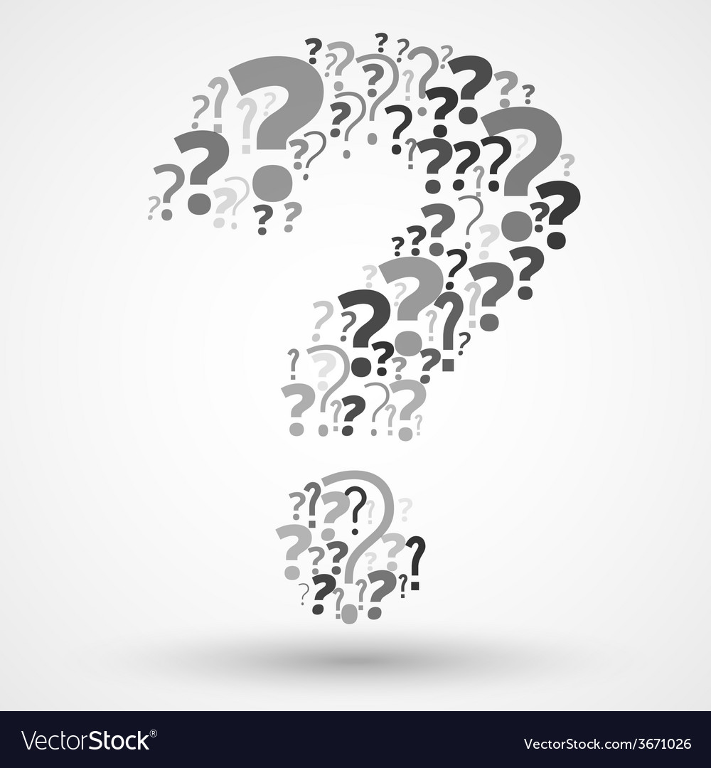 Question mark Royalty Free Vector Image - VectorStock