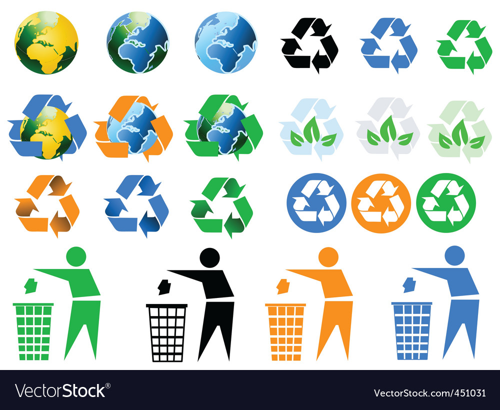 2008624 recycle Royalty Free Vector Image - VectorStock