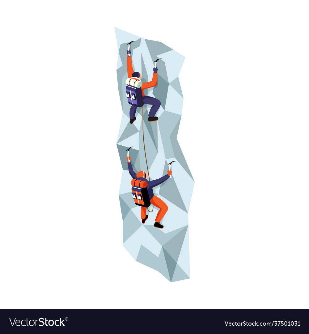 Isometric 2025 mountain climbers