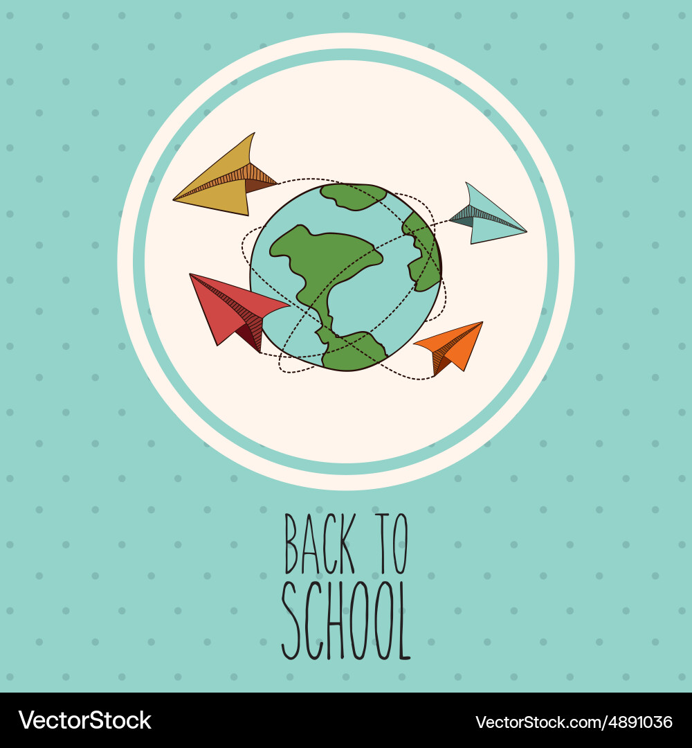 Back to school design Royalty Free Vector Image