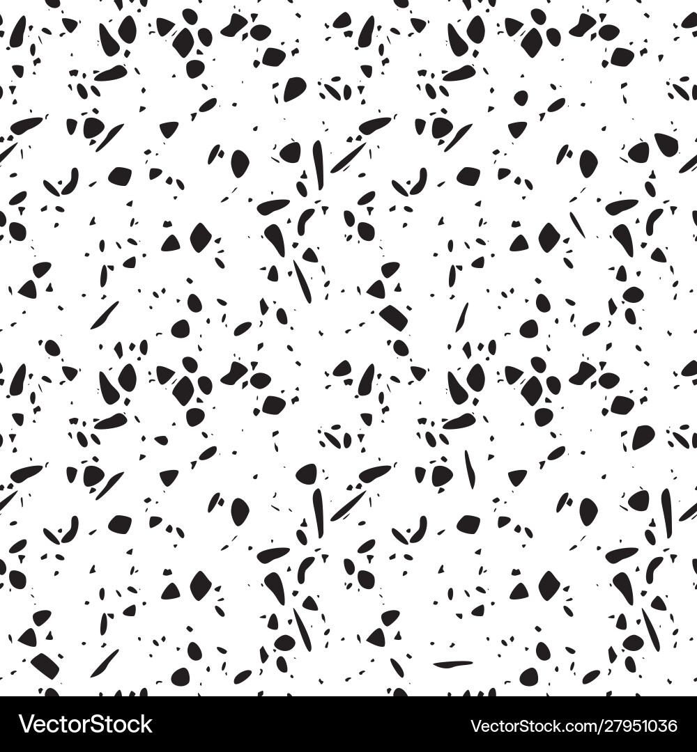 Terrazzo seamless pattern design Royalty Free Vector Image
