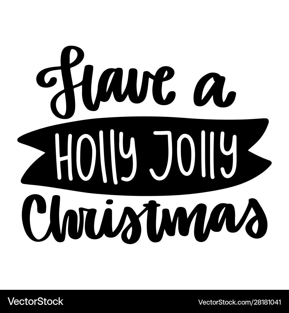 Christmas quote Royalty Free Vector Image - VectorStock