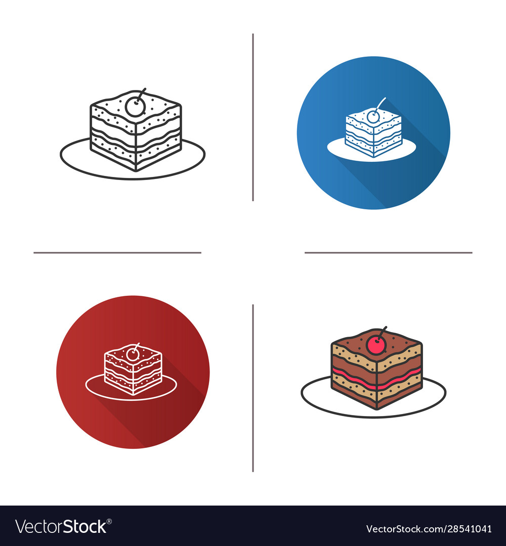 Tiramisu icon Royalty Free Vector Image VectorStock