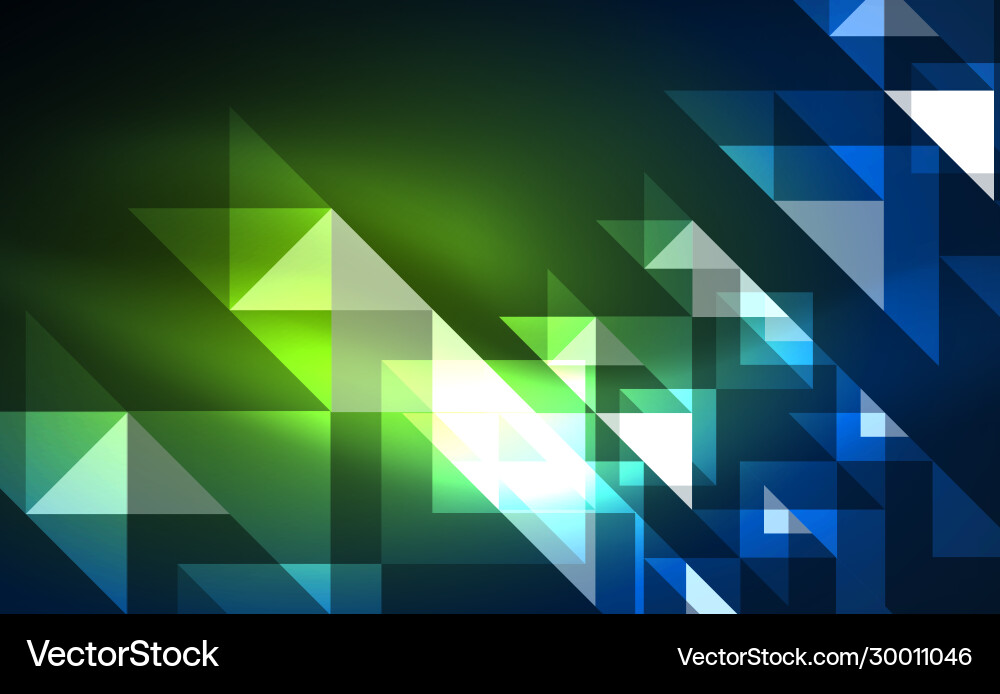 Abstract background mosaic triangle pattern Vector Image