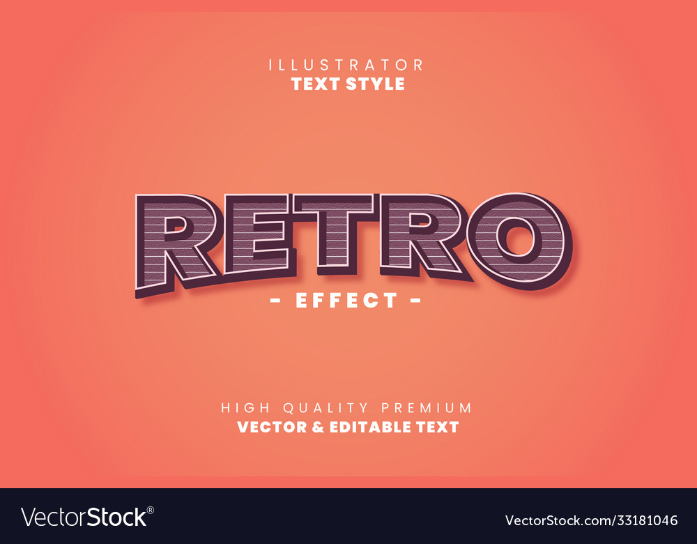 Editable Text Style Effect Typography Template Vector Image 0105