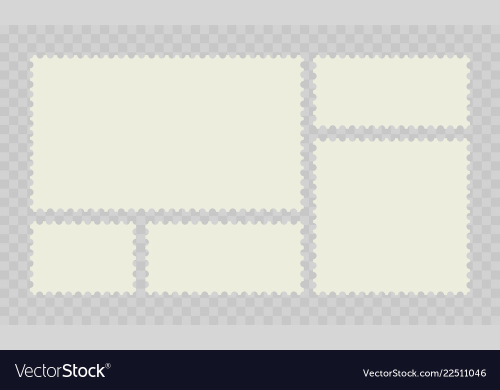 Postage stamp post or postcards Royalty Free Vector Image