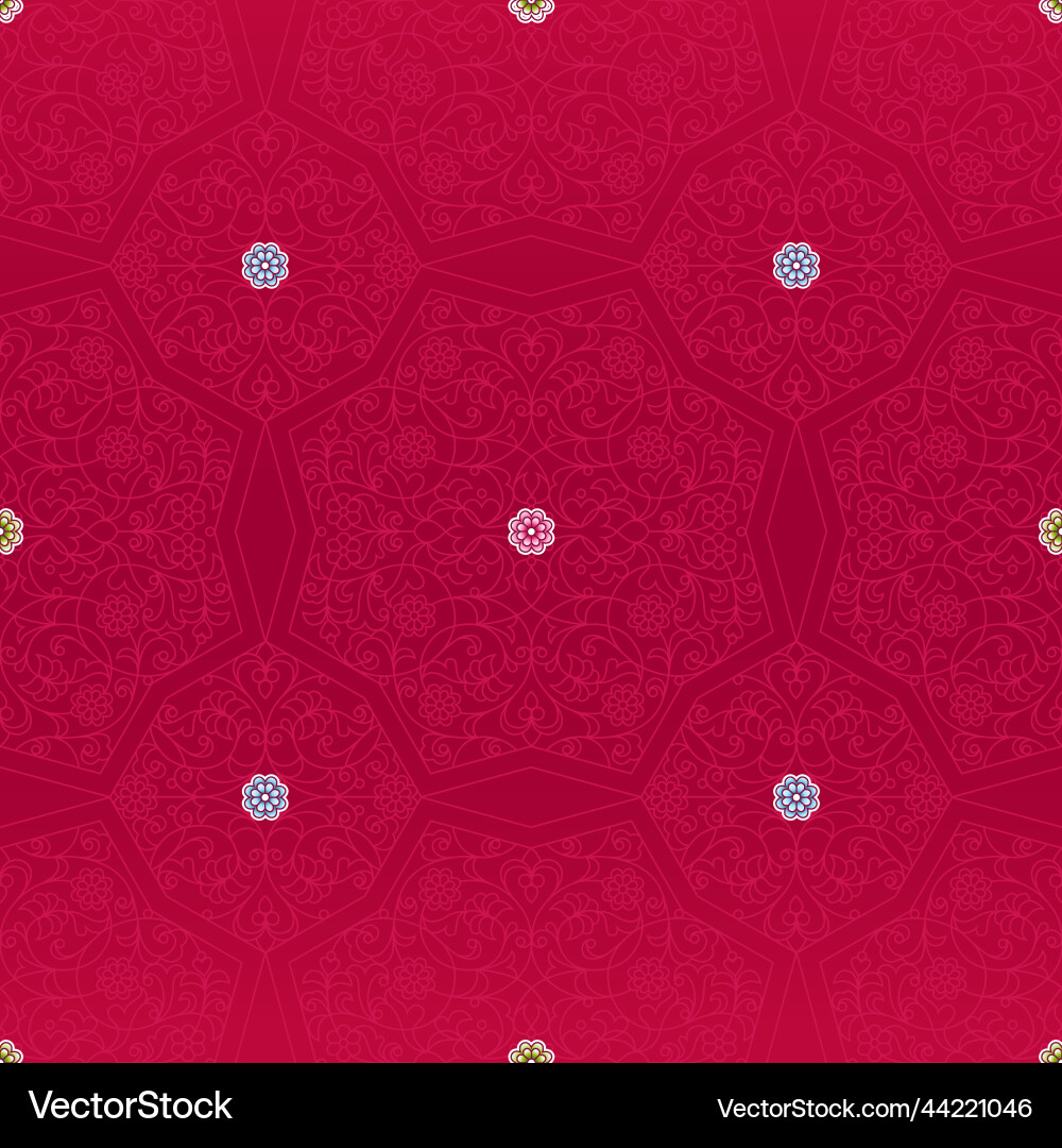 Seamless pattern in eastern style Royalty Free Vector Image