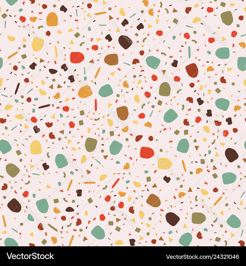 Terrazzo background marble texture Royalty Free Vector Image