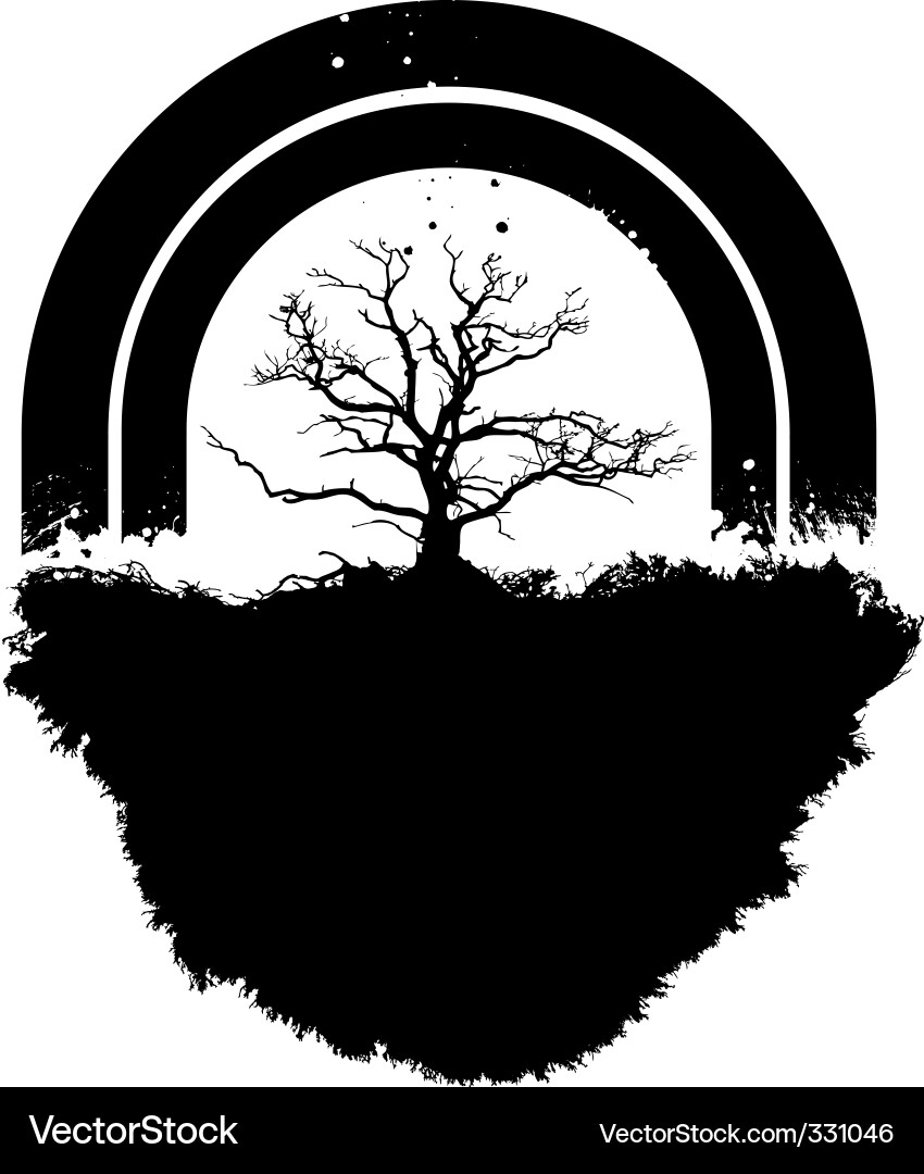 Tree rainbow Royalty Free Vector Image - VectorStock